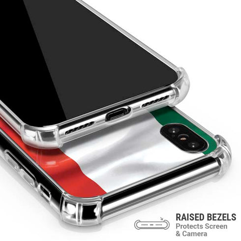 Mexico Flag iPhone XS Max Clear Case